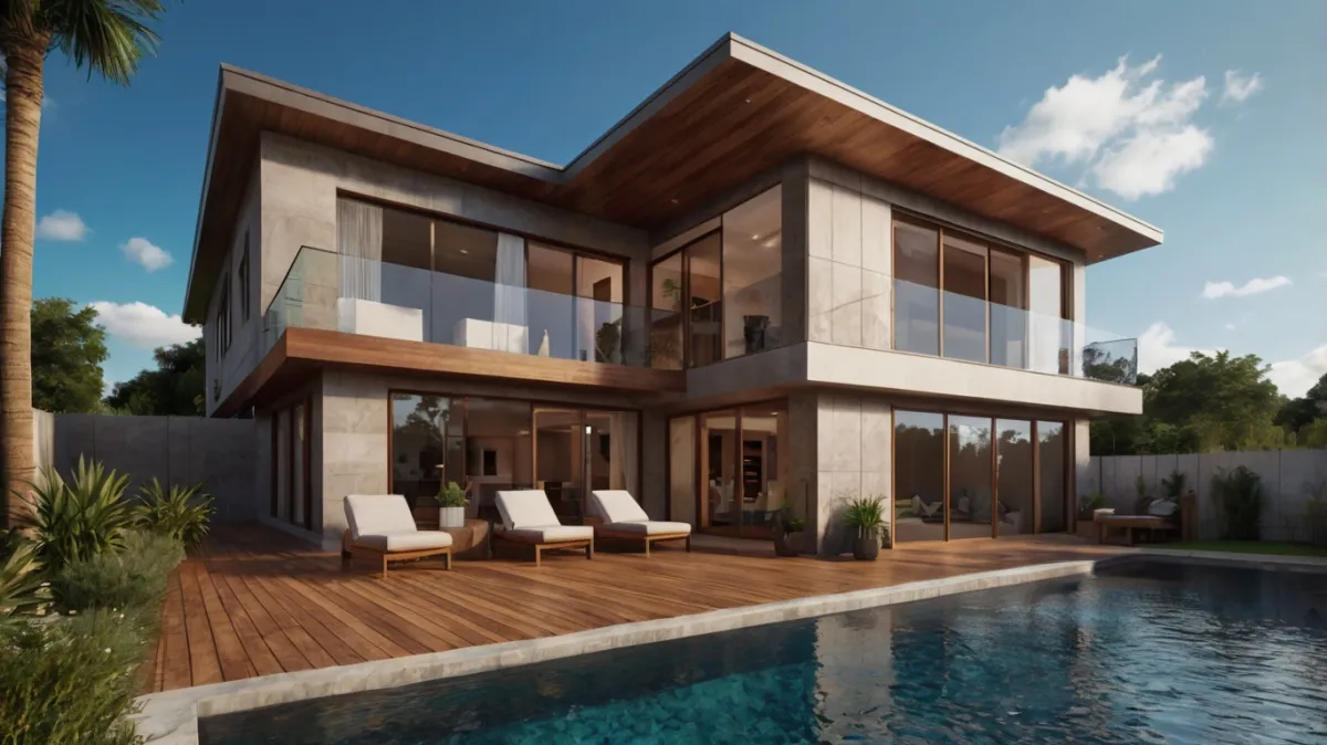 do a realistic Exterior design with Animation video