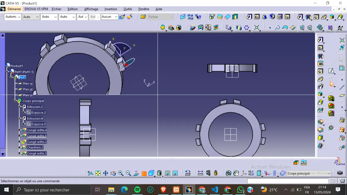 Je ferai n'importe quoi modèle 3d, conception de produit et assemblage dans l'impression 3d catia v5