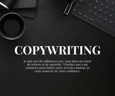 Propulsez vos ventes avec un copywriting captivant pour votre Landing page.  