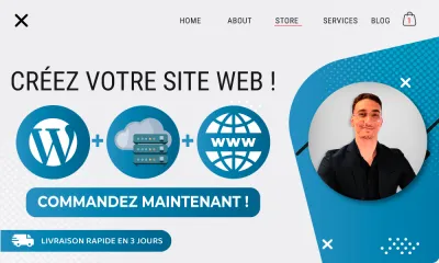 Création de site web avec nom de domaine et hébergement gratuits !