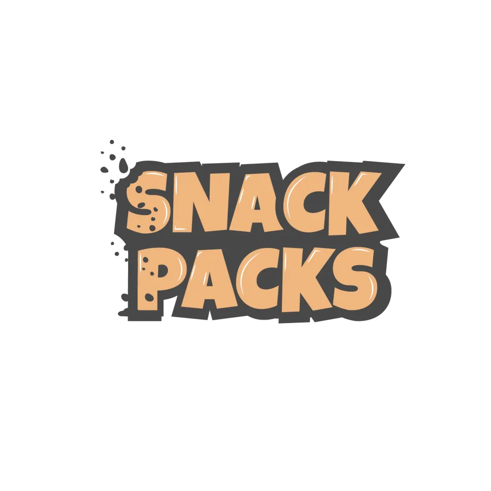 SNACKPACKS logo for an online e-commerce store